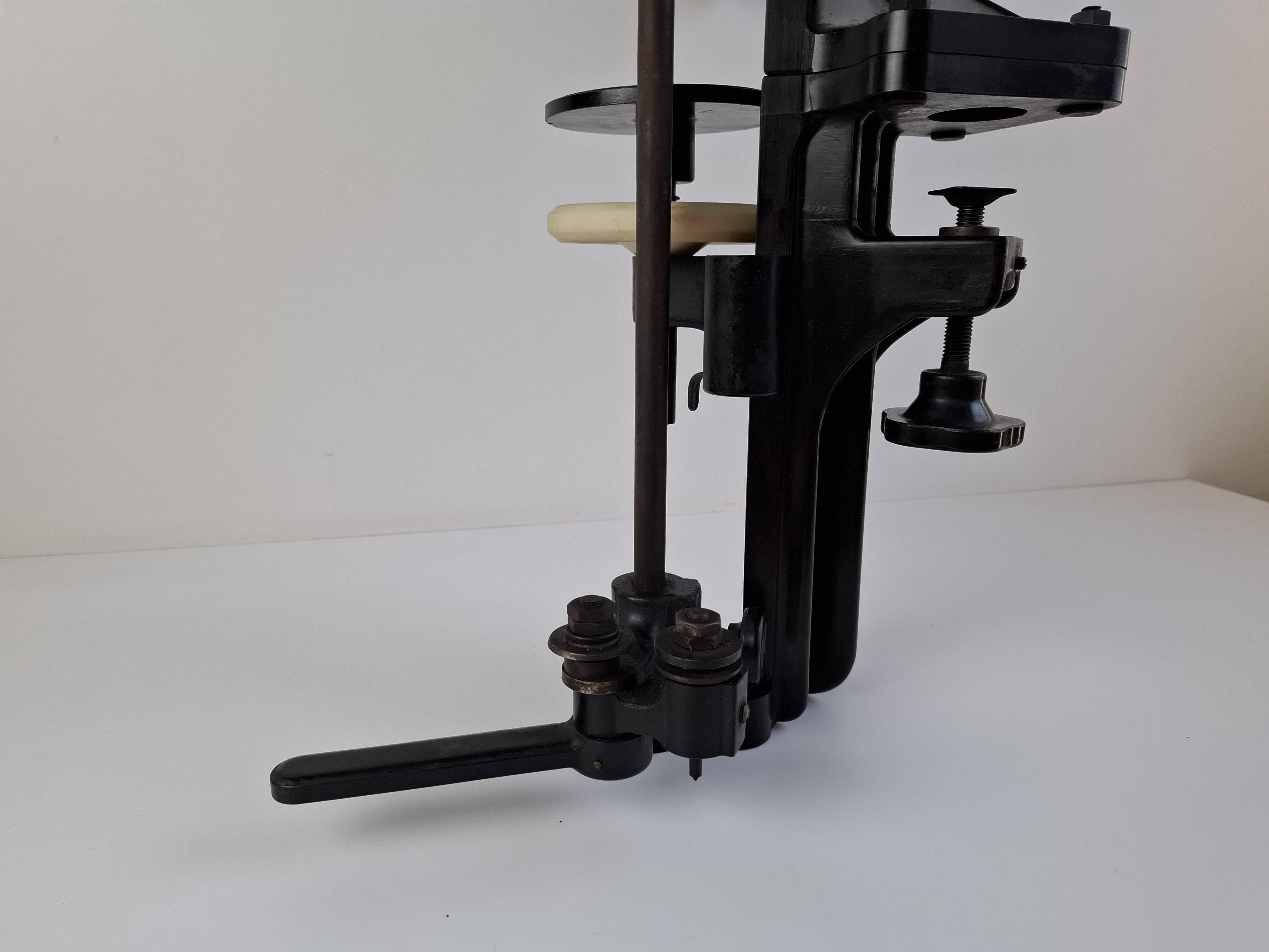 Art Deco Czechoslovak Industrial Tabletop Can Closer, 1930s