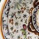 Earthenware salad bowl, hand painted