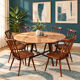 Set of 6 Fanett bistro chairs from the 1960s.