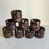 Set of 8 napkin rings