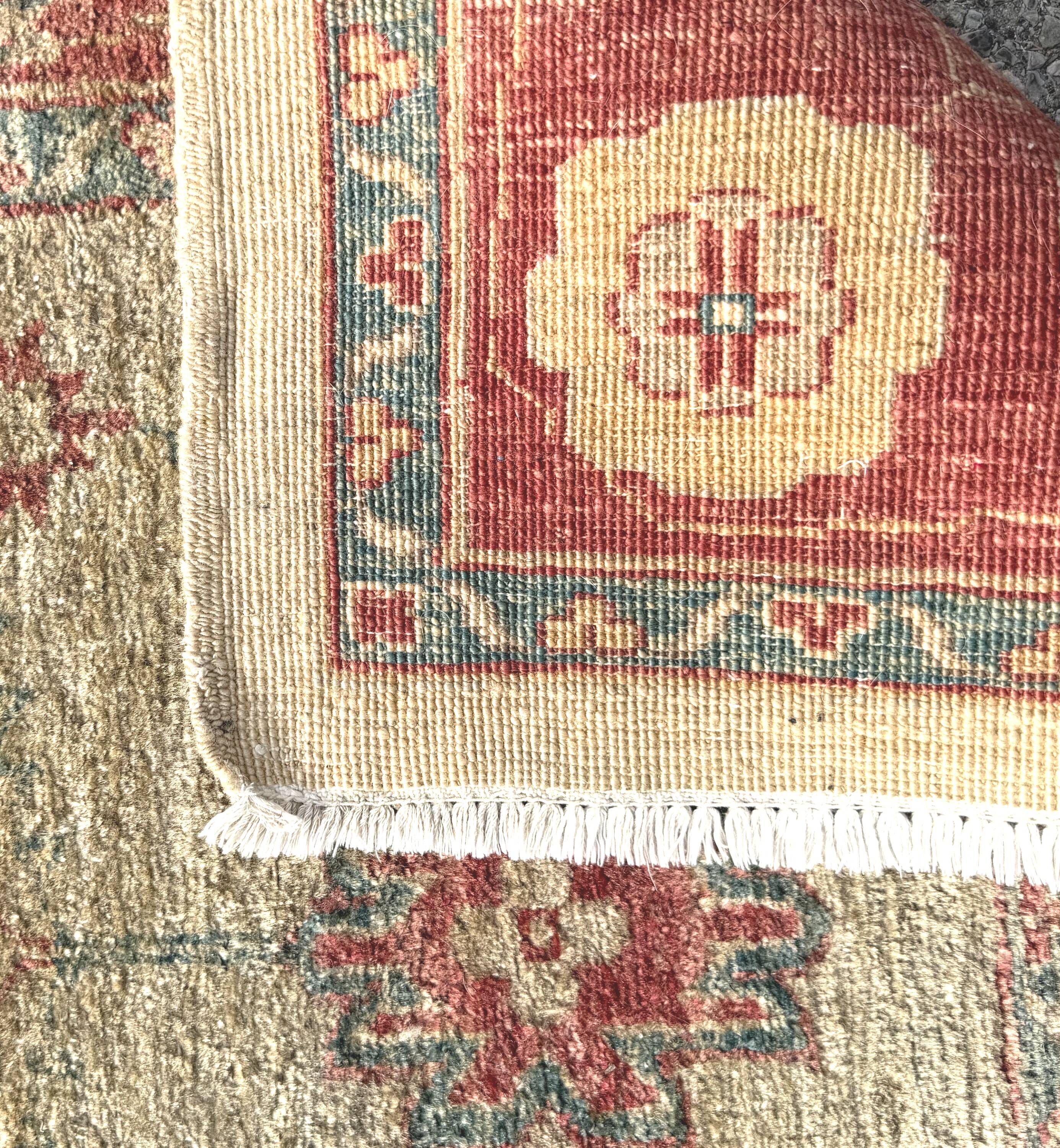 Vintage Afghan Chobi Ziegler hand-knotted rug: 193 x 154 cm