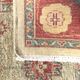 Vintage Afghan Chobi Ziegler hand-knotted rug: 193 x 154 cm