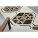 1970s Vintage Turkish Hand-Knotted Wool Cotton Beige Runner Rug 81x388
