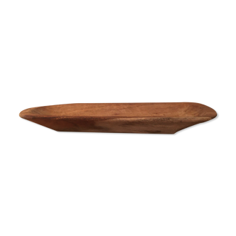 Solid wood dish