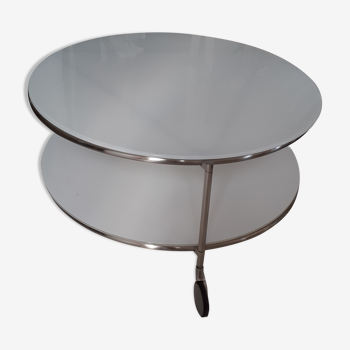 Table Ikea Model Strind Selency, Ikea Round Glass Table On Wheels