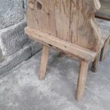 Pair of brutalist chairs