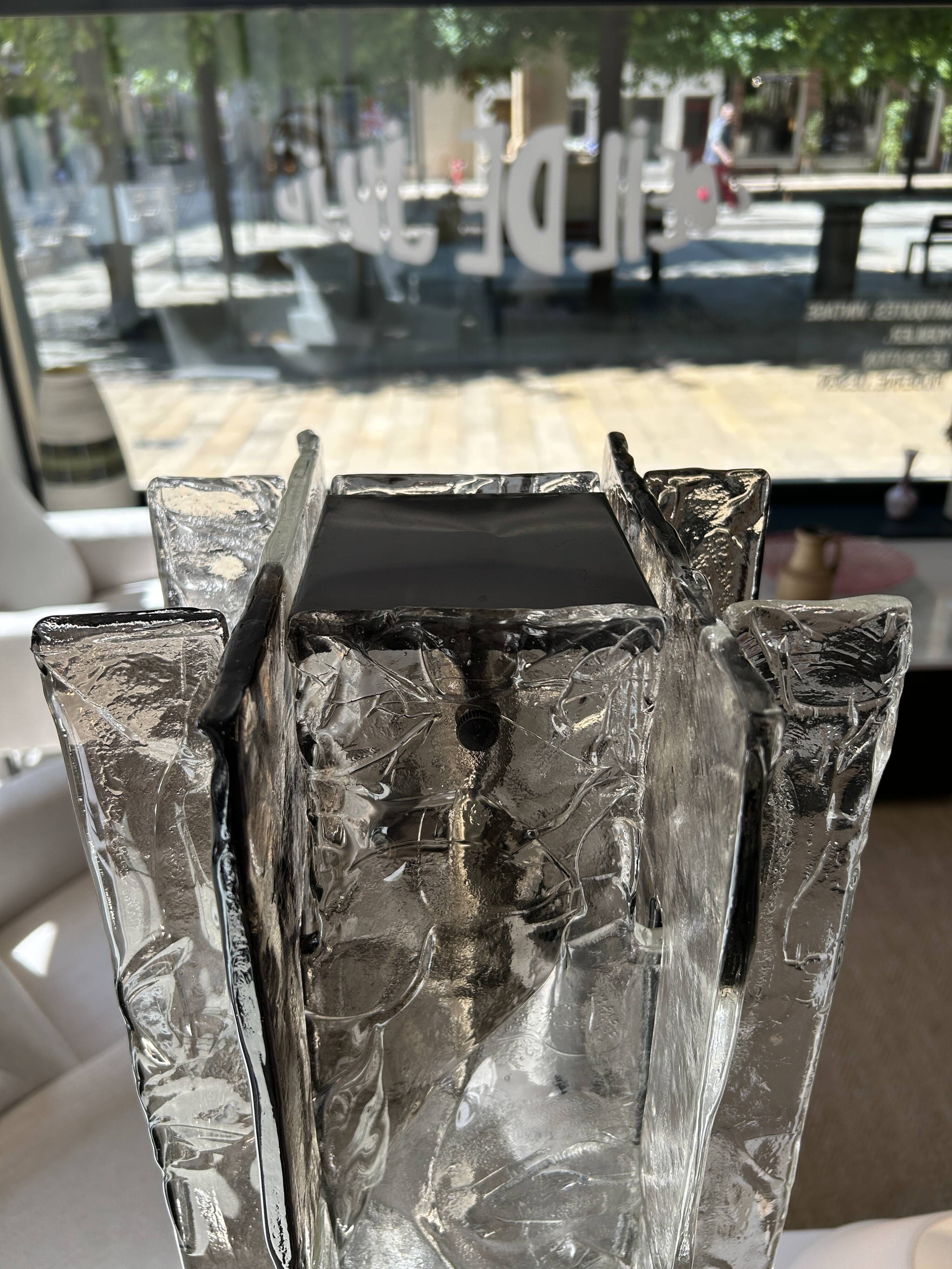 Murano glass floor lamp, Carlo Nason for Mazzega 1970s