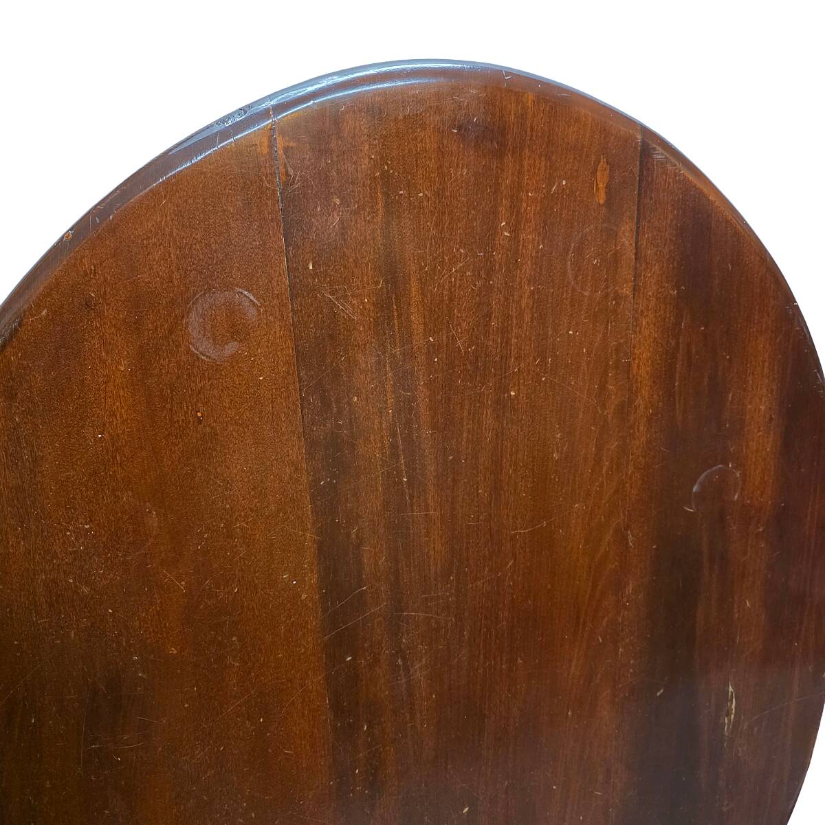 Antique English Oval Mahogany Coffee Table, late 1800s