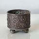 Antique silver-plated metal jewelry box – South Asian crafts – circa 1950