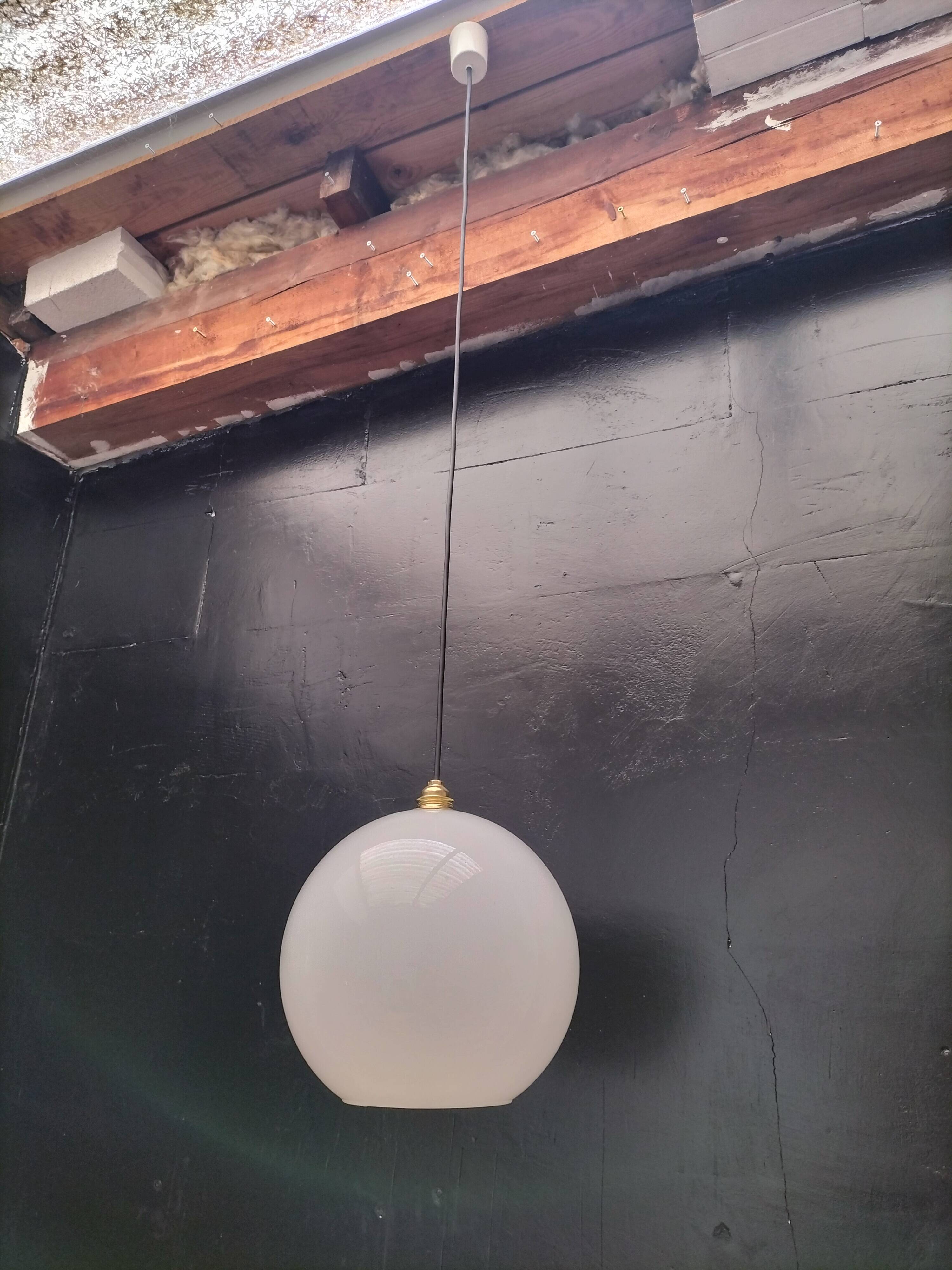 Opaline pendant light