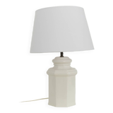 White ceramic lamp