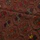 Burgundy Red Star Pattern Vintage Kilim Rug, 194x314Cm