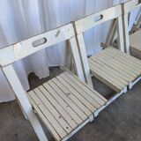 Set of 3 Vintage TRIESTE Foldable Chair by Aldo Jacober, 1970s Mid-Century