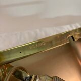 Pair of gilt bronze wall lights signed Maison Charles