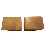 Pair of vintage 1950s oak bedside tables