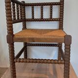 Fireplace corner chair