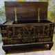 Yemeni chest in studded wood