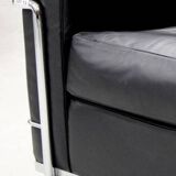 Fauteuil en cuir Lecorbusier LC2