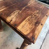 Vintage brutalist square table