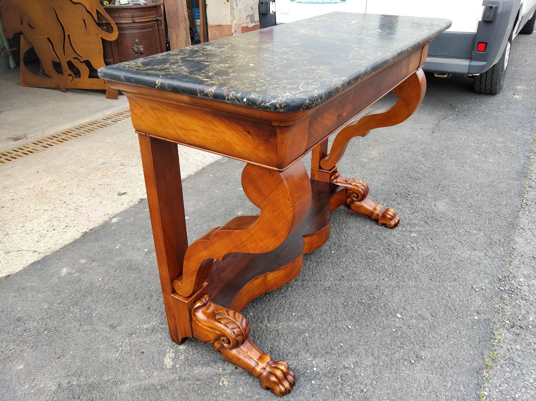 Console en merisier époque 1830