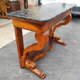 Cherry wood console from the 1830s