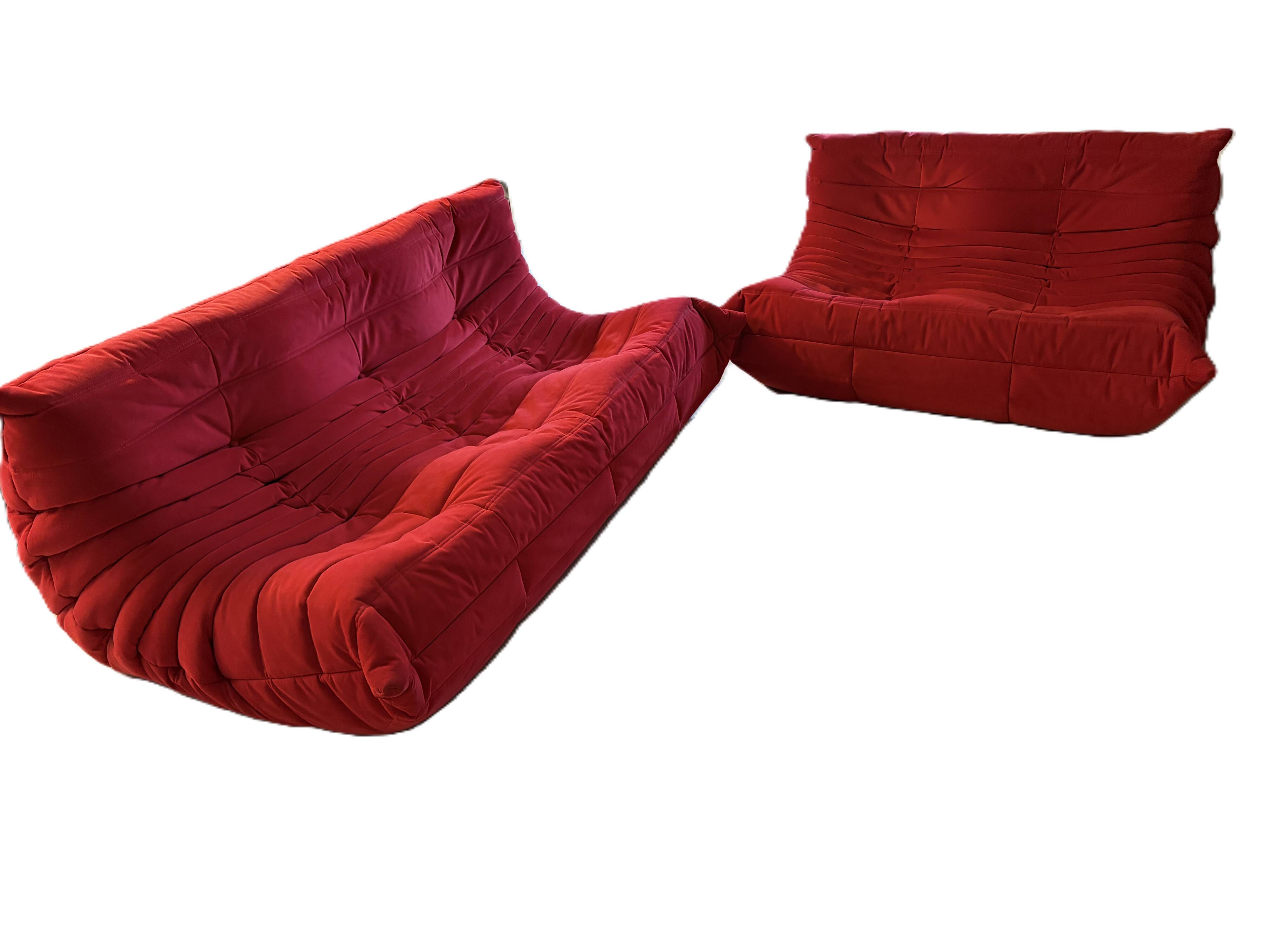 Set of 2 sofas (2 and 3 seats) TOGO by ROSET