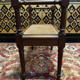 Small Louis XVI style cane bench