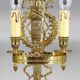 Pair of Gilded Bronze Wall Lights, Directoire Style, Two Lights