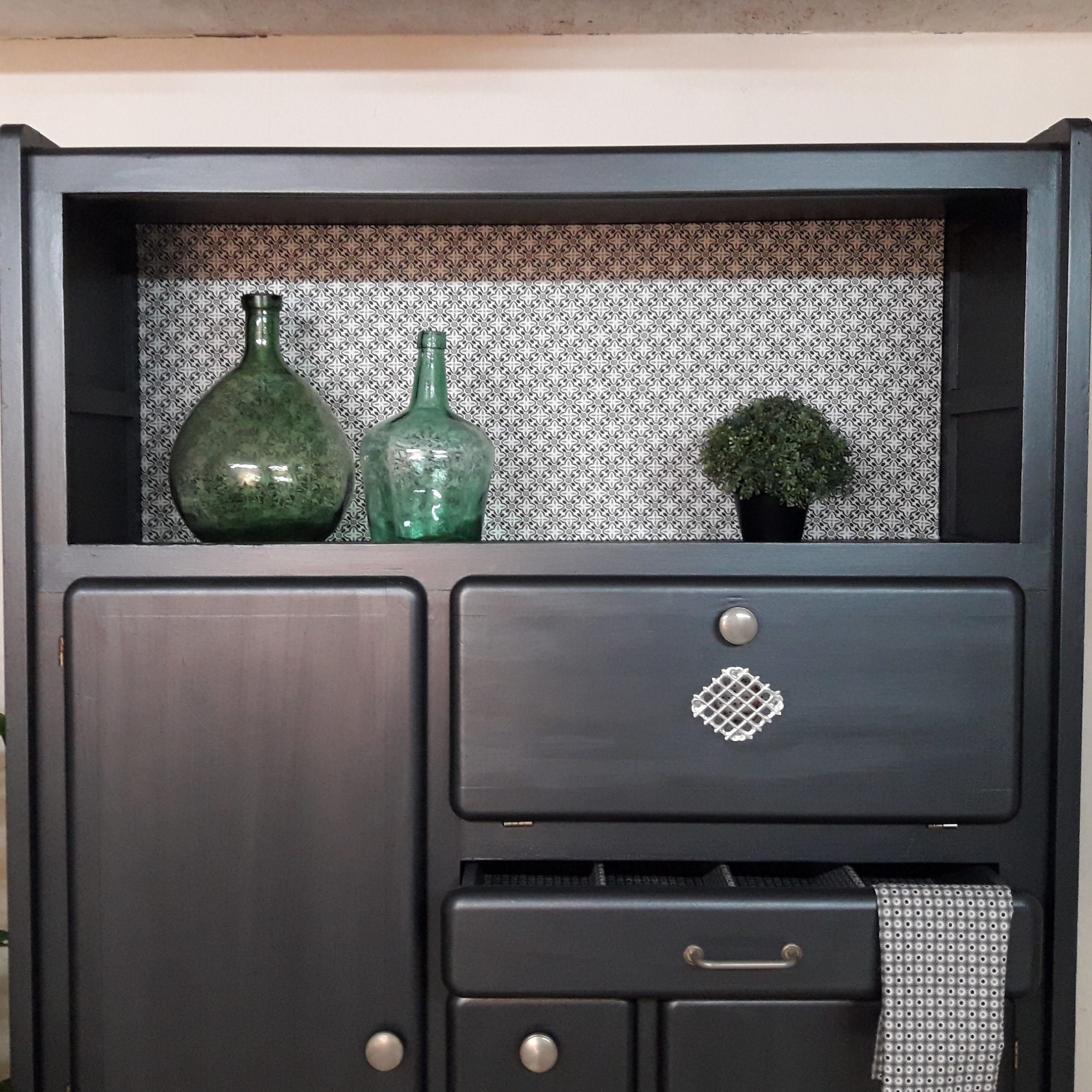 Buffet mado restored gray patina