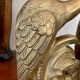 Bookend herons in brass style Art Deco 26cm