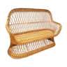 Sofa rattan vintage wicker