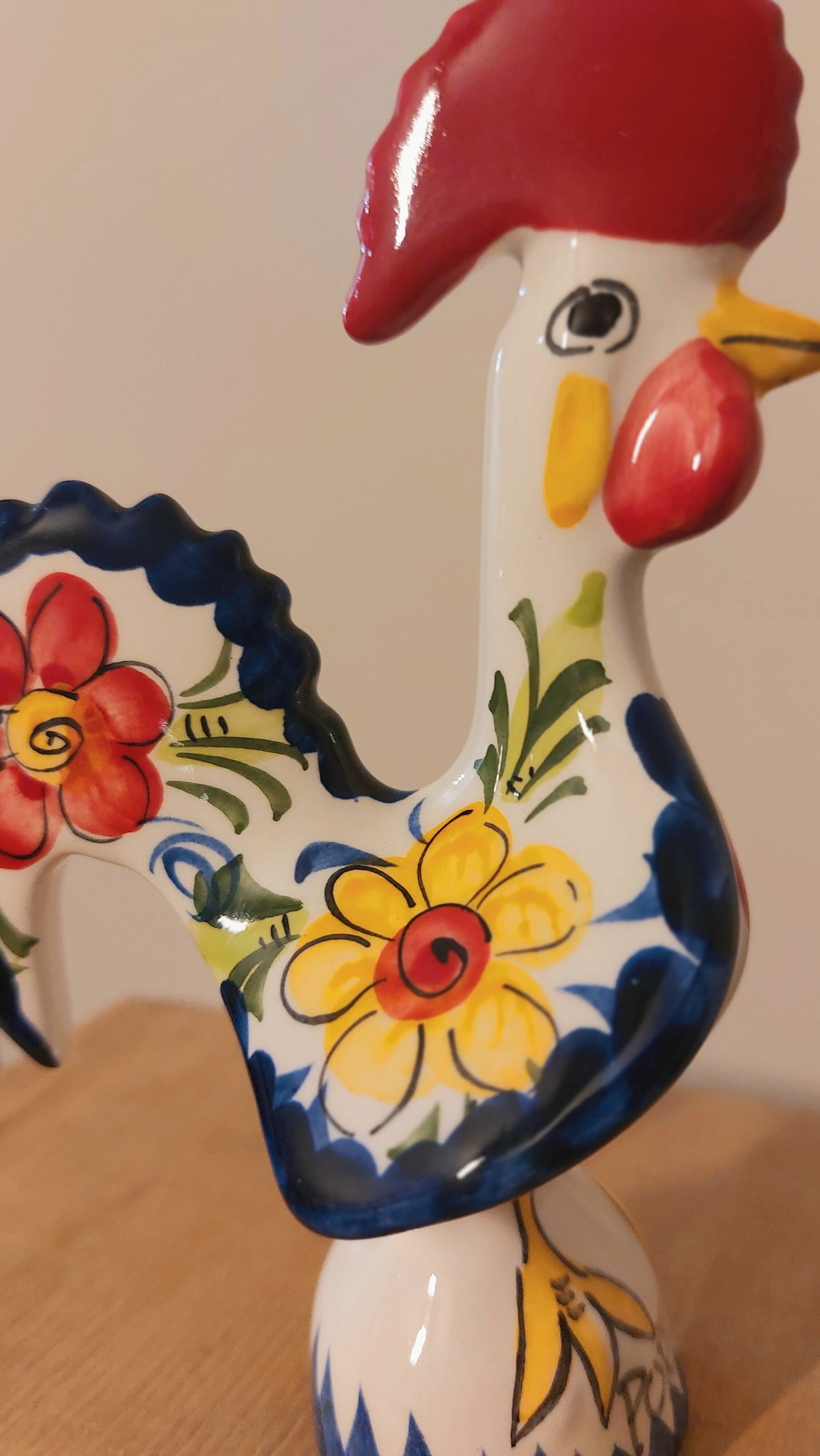 Ceramic rooster from Portugal