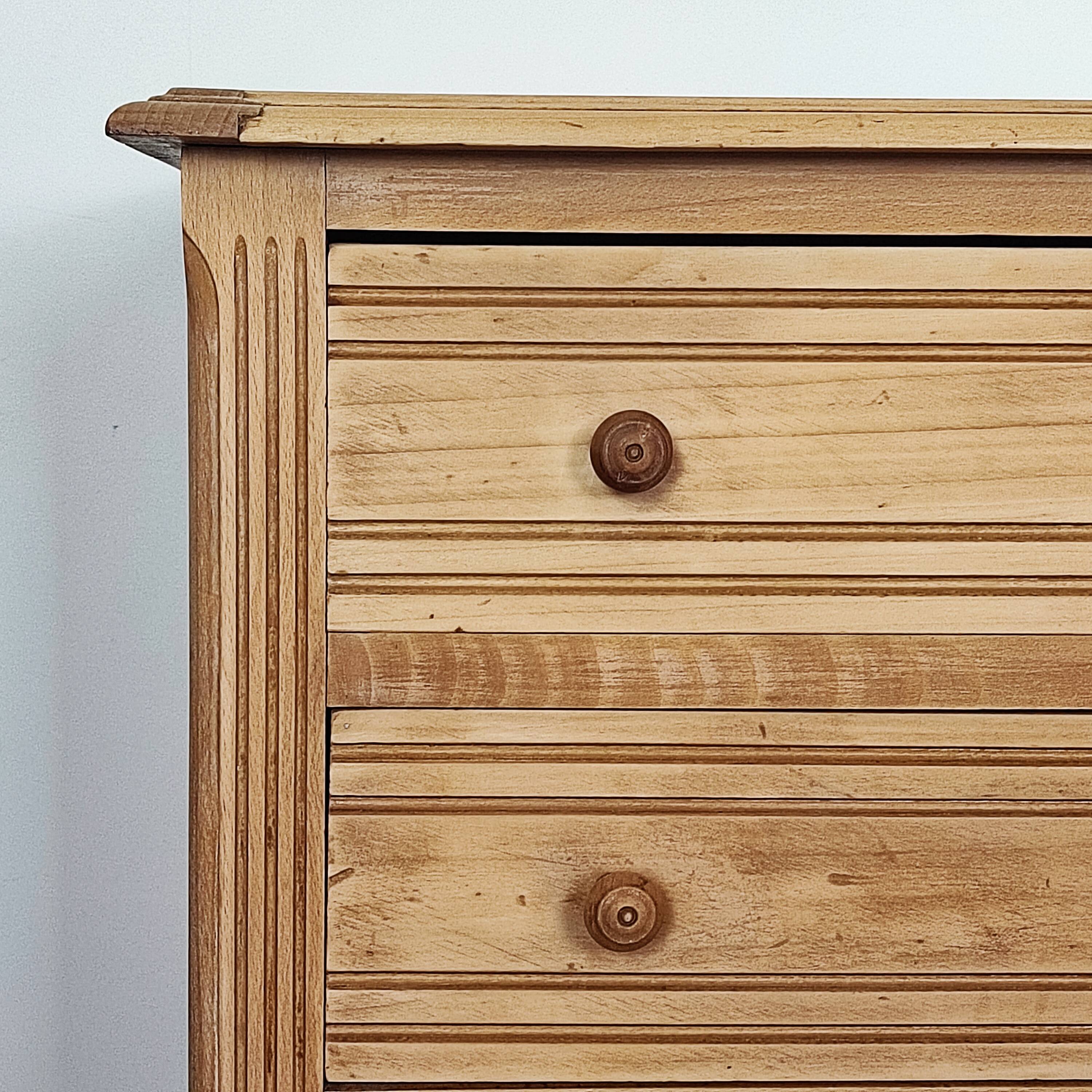 Commode Art Déco bois brut