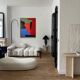 Contemporary minimalist geometric abstract