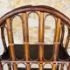 Vintage two-tier bamboo and rattan shelf with storage, Circa 1960
