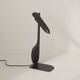Lampe post-moderne noire design Philippe Michel vintage Circa 1980