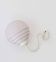 Art Deco pink glass ball wall light