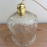 Glass globe pendant light