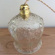 Glass globe pendant light