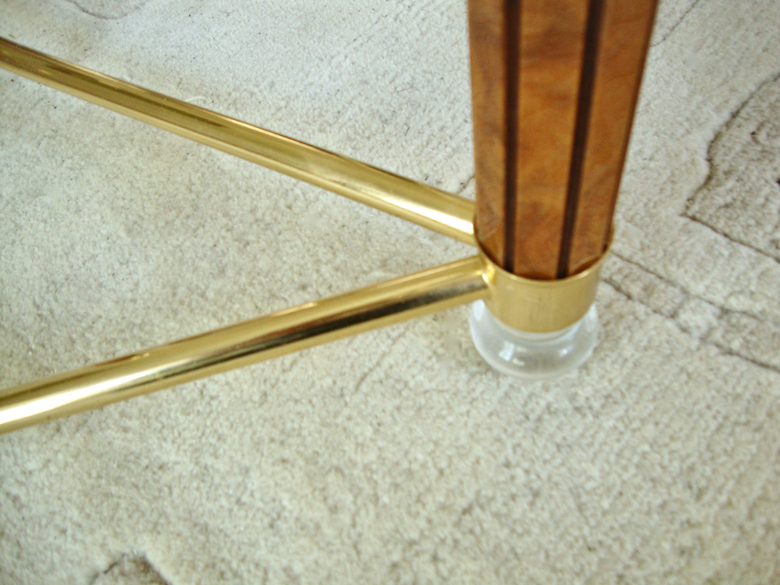 70s oval coffee table