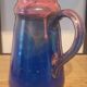 Stoneware pottery pitcher Allonne Oise