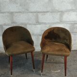 Chairs moumoute 60's
