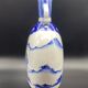 Chinese gourd vase in white and blue porcelain