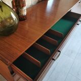 Vintage teak row 2m