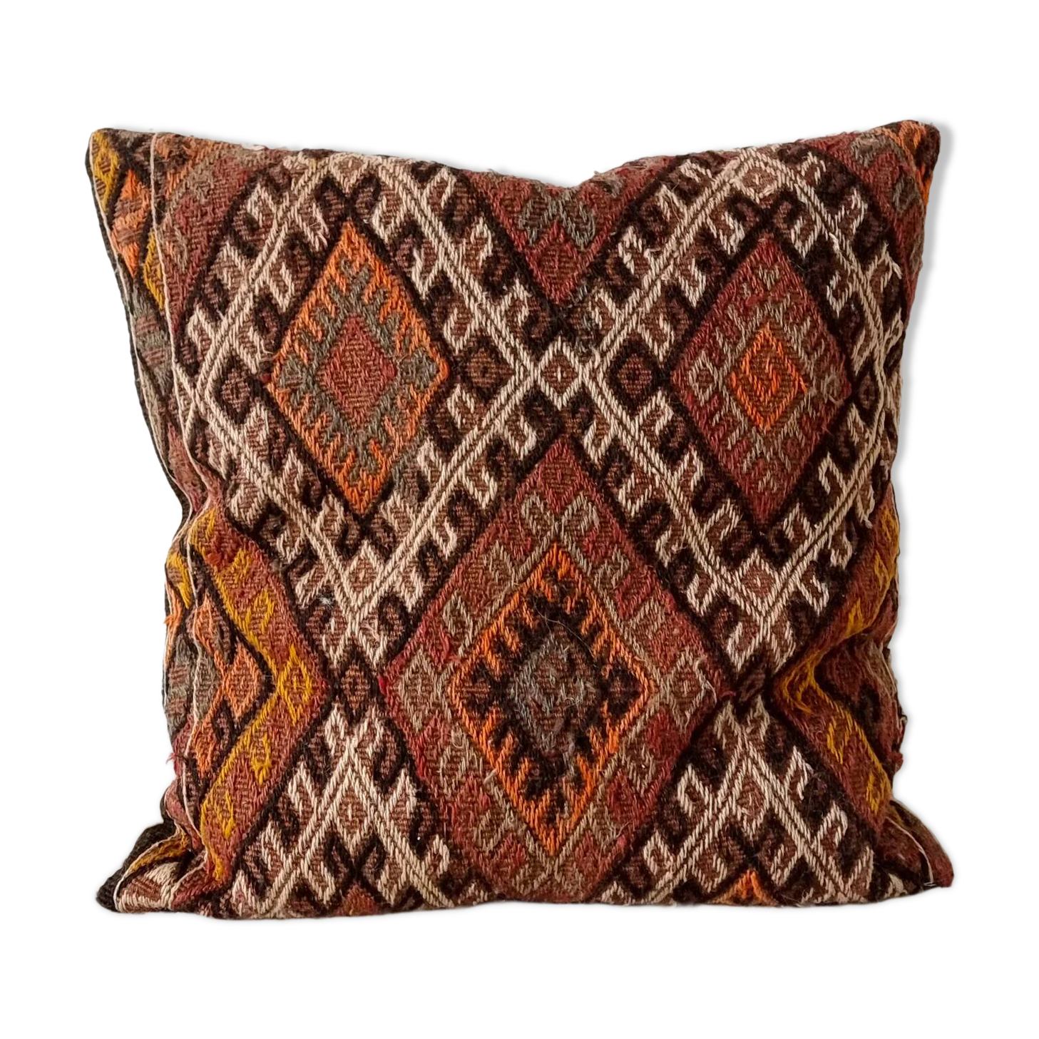 Coussin kilim vintage carré