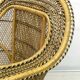 Pair of Mid-Century Modern Wicker Emmanuelle Armchairs from Kok Maison, 197