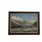 View of Chamonix, Jules Lorning, 1888