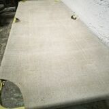 Canvas military camp bed