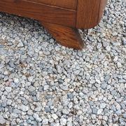 Commode vintage en chêne pieds compas 3 tiroirs des années 50