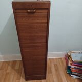 Curtain filing cabinet